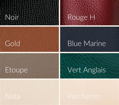 hermes classic colors